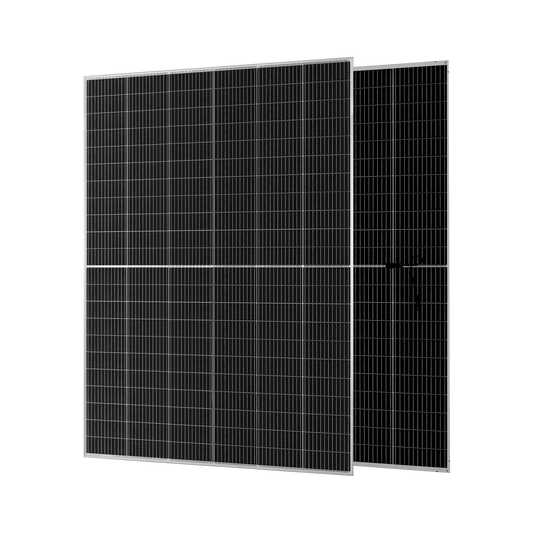 700W HJT N-Type silver frame panels